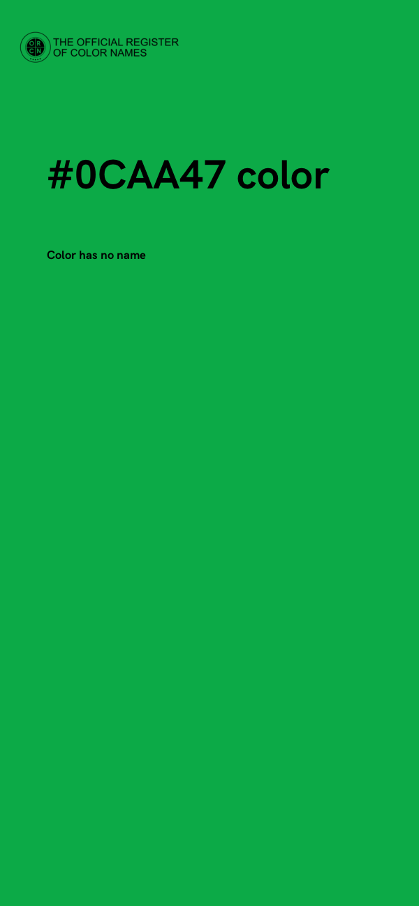 #0CAA47 color image