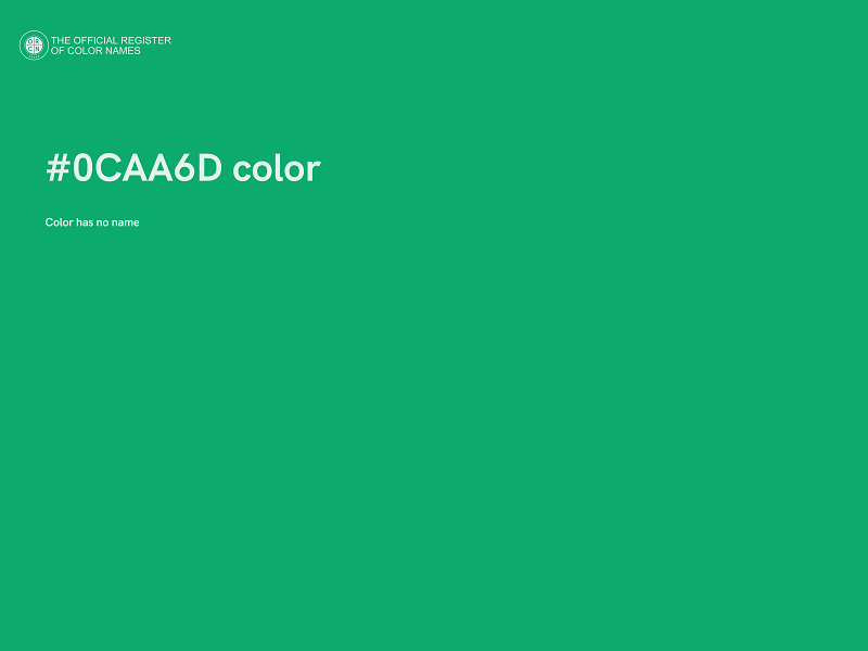 #0CAA6D color image