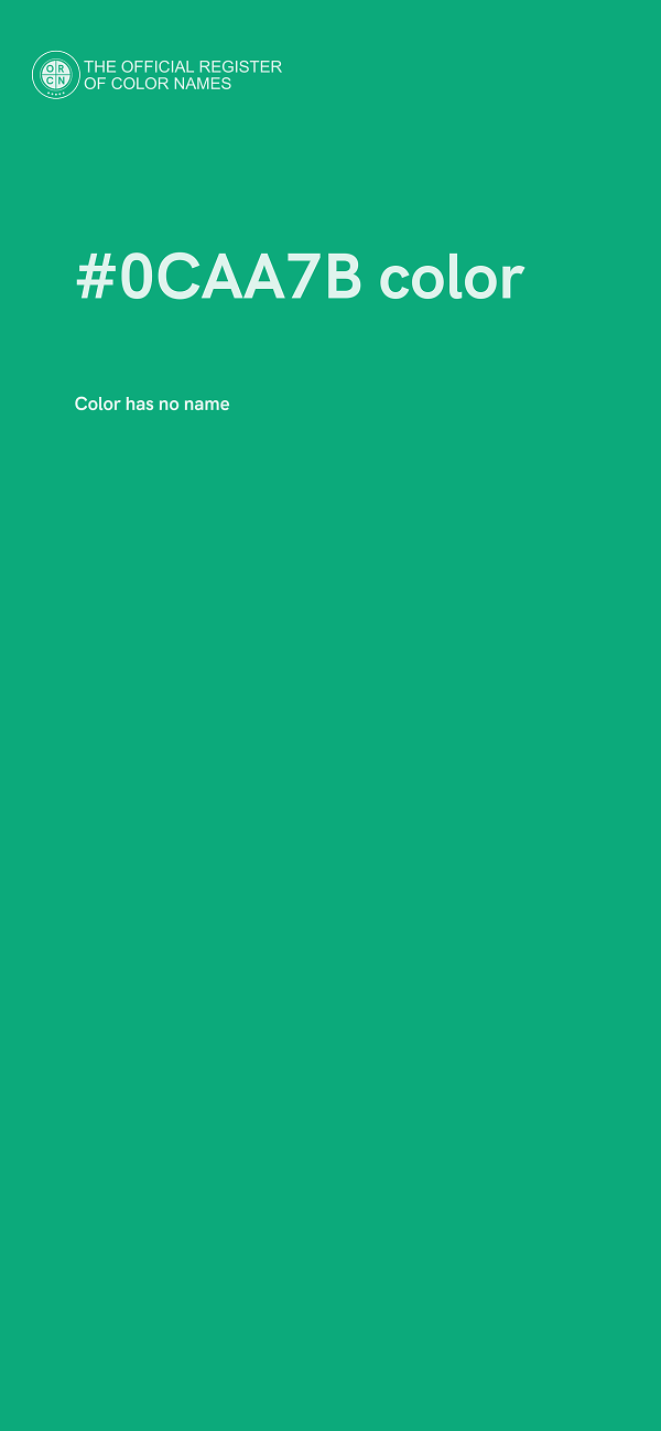#0CAA7B color image