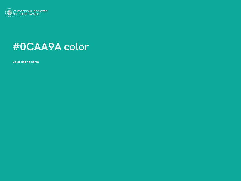 #0CAA9A color image