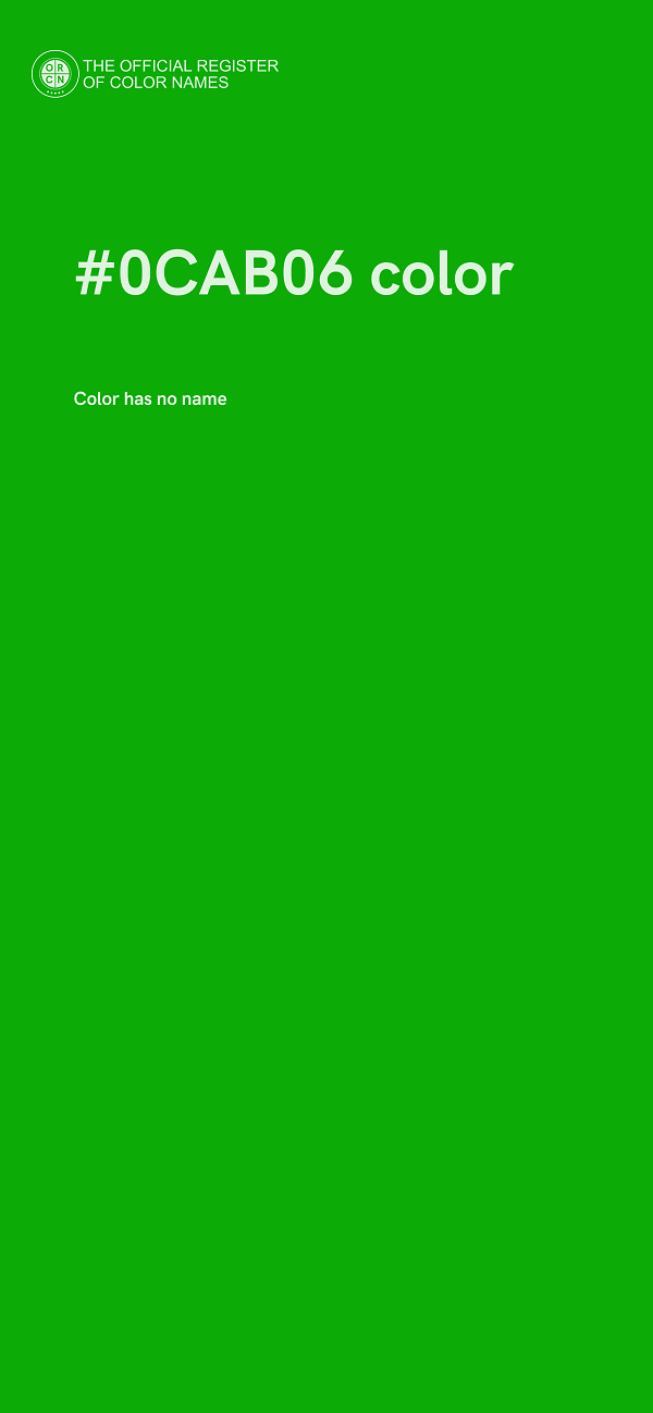 #0CAB06 color image
