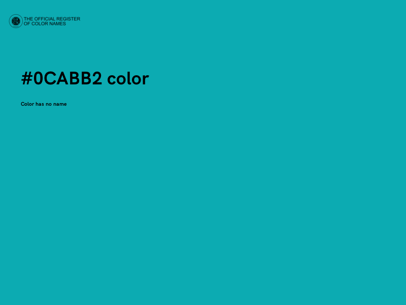 #0CABB2 color image