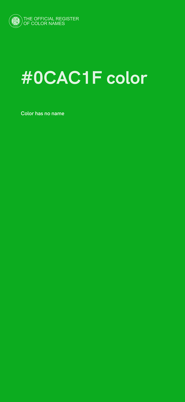 #0CAC1F color image