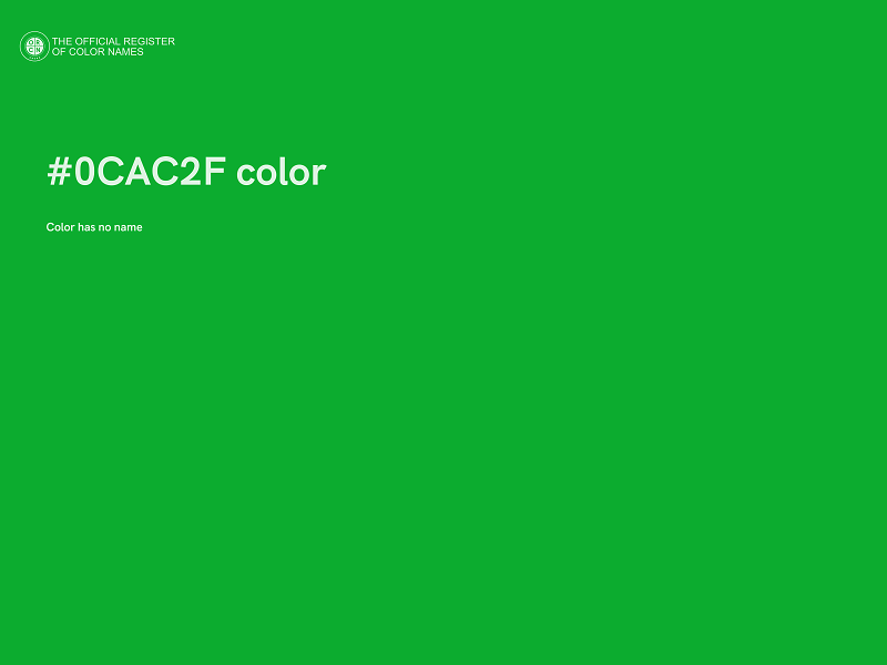 #0CAC2F color image