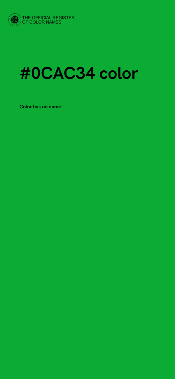 #0CAC34 color image
