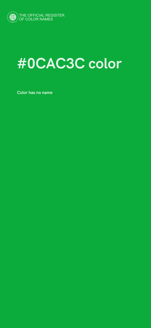 #0CAC3C color image