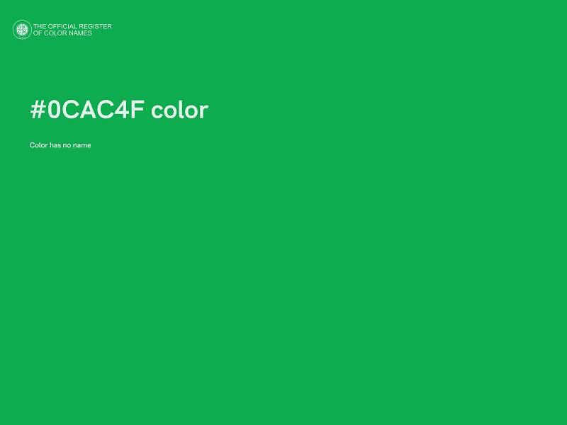 #0CAC4F color image