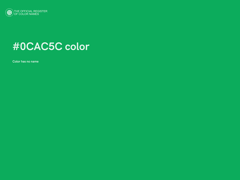 #0CAC5C color image