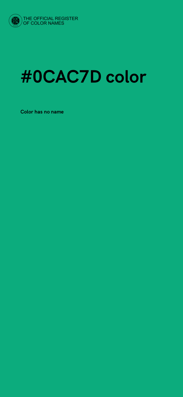 #0CAC7D color image
