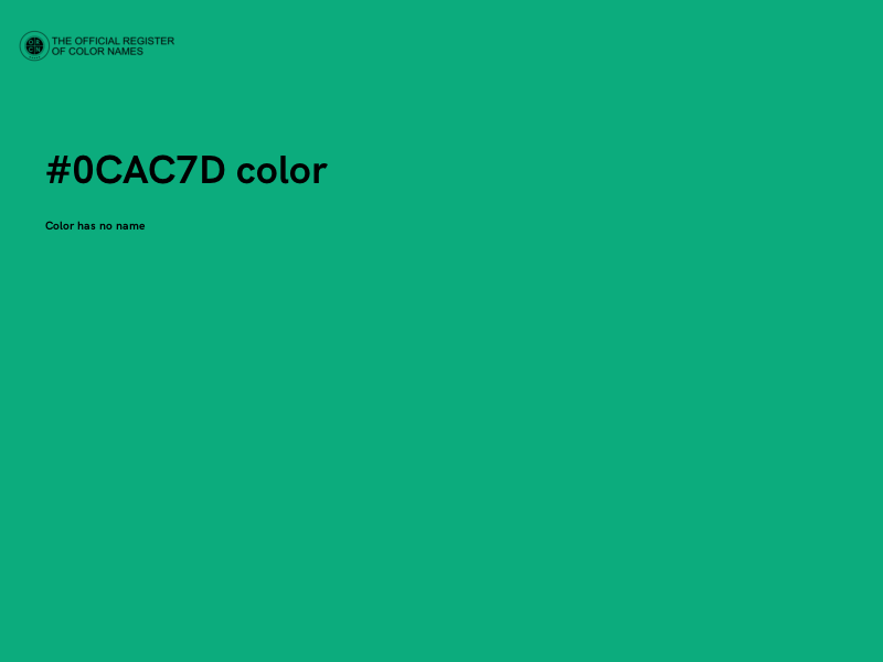 #0CAC7D color image