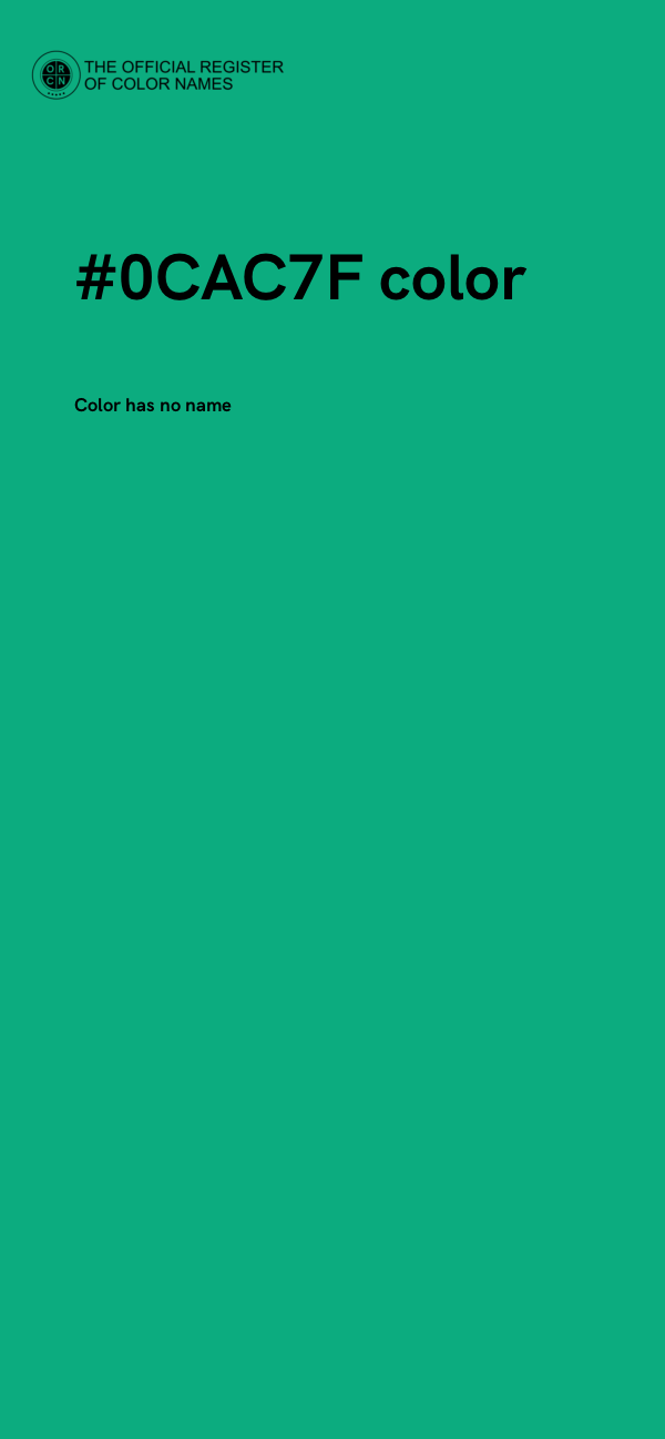 #0CAC7F color image