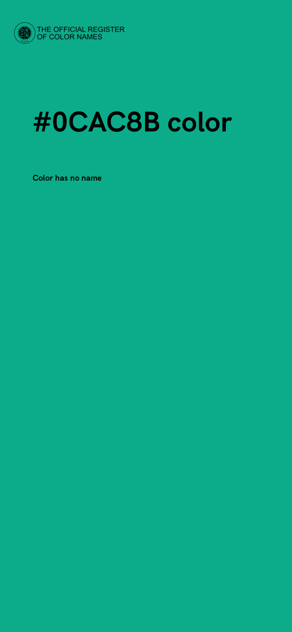 #0CAC8B color image