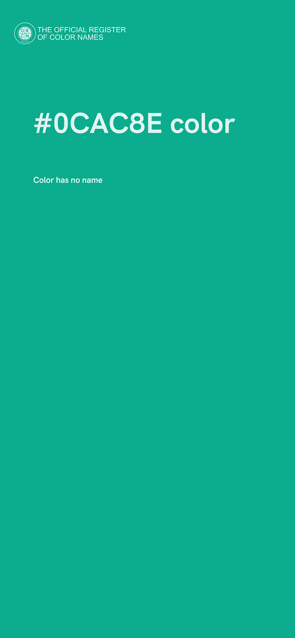 #0CAC8E color image