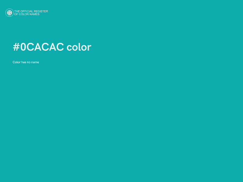 #0CACAC color image