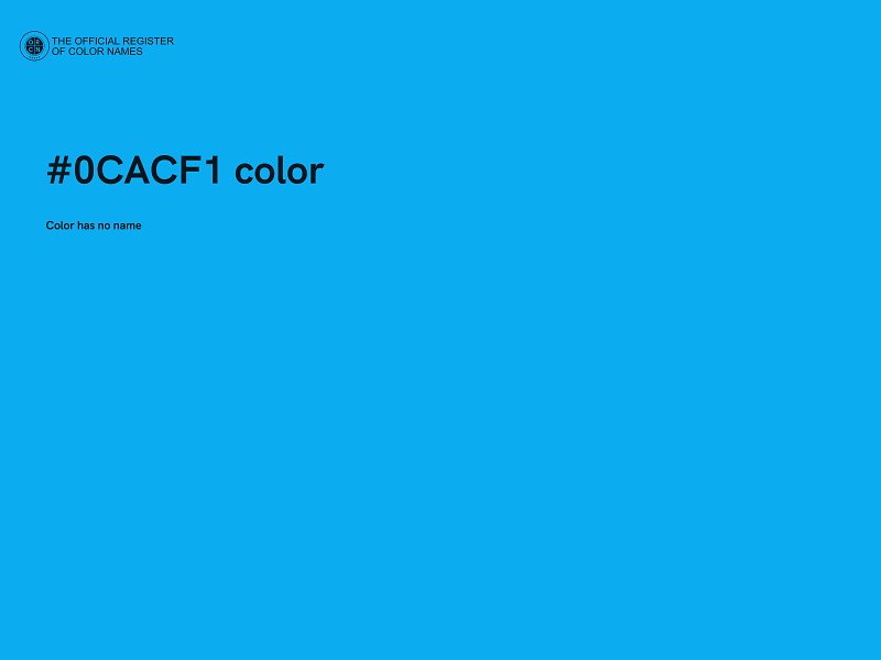 #0CACF1 color image