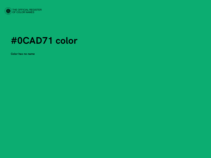 #0CAD71 color image