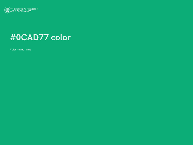 #0CAD77 color image