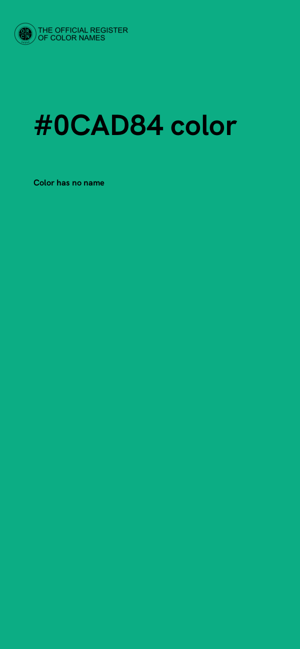 #0CAD84 color image