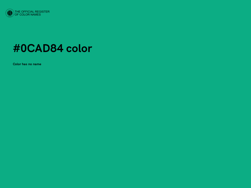 #0CAD84 color image