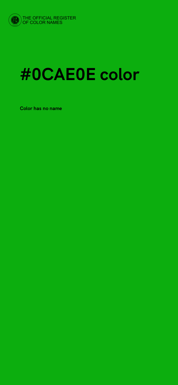 #0CAE0E color image