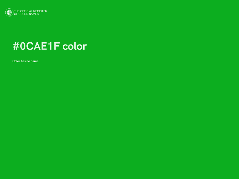 #0CAE1F color image