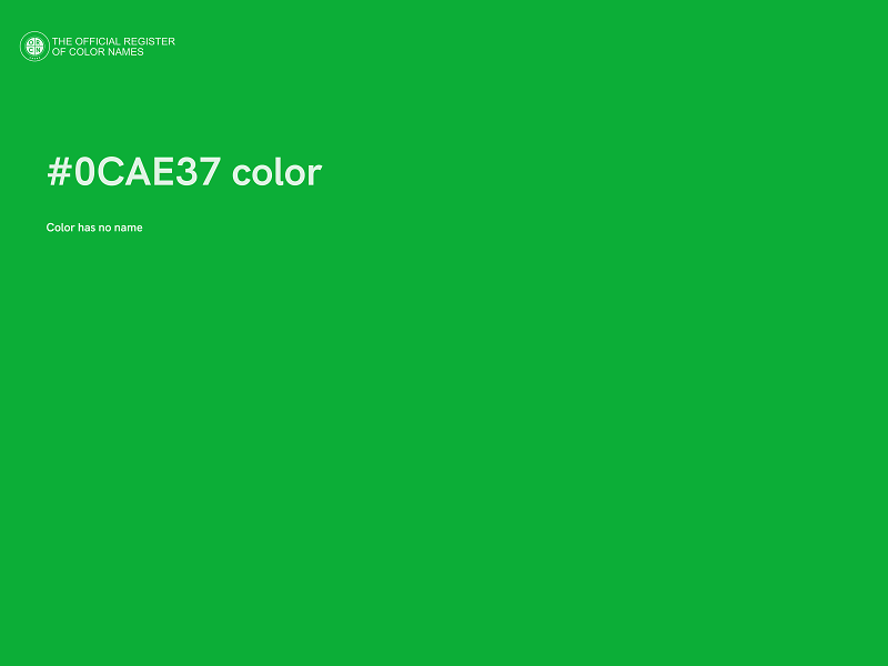 #0CAE37 color image