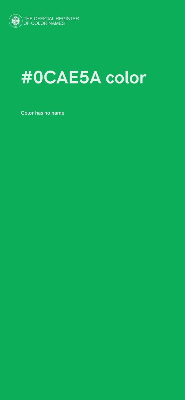 #0CAE5A color image
