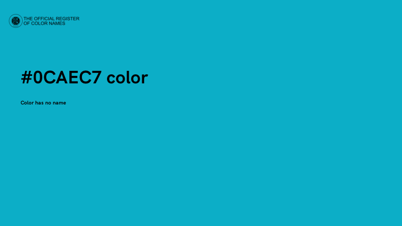 #0CAEC7 color image