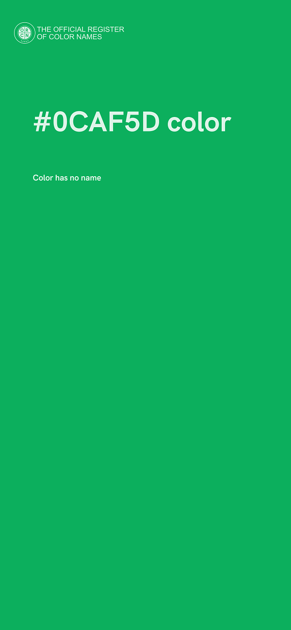 #0CAF5D color image