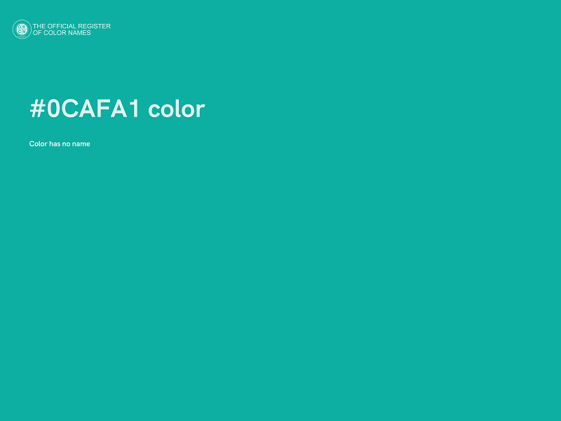 #0CAFA1 color image