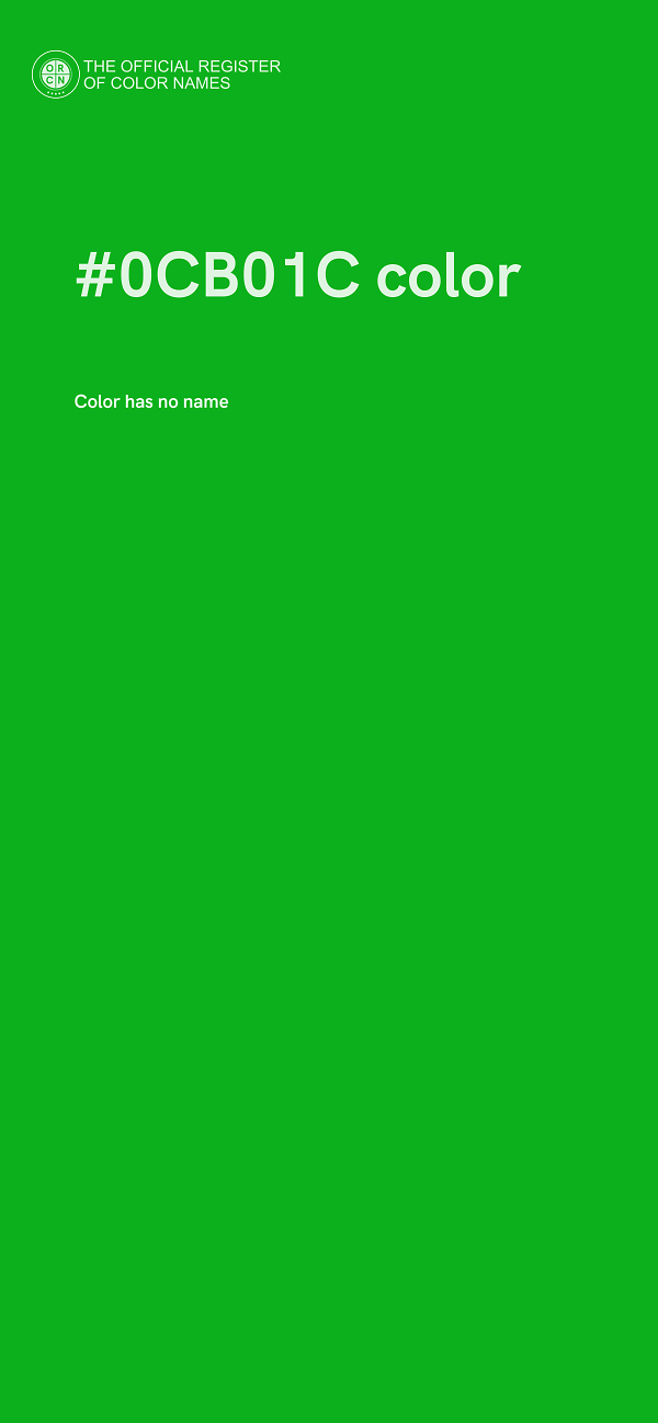 #0CB01C color image