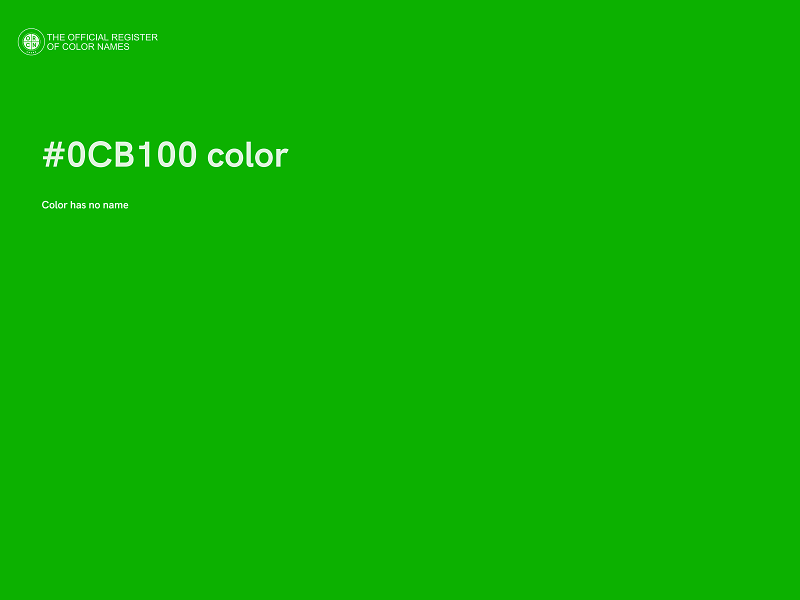 #0CB100 color image