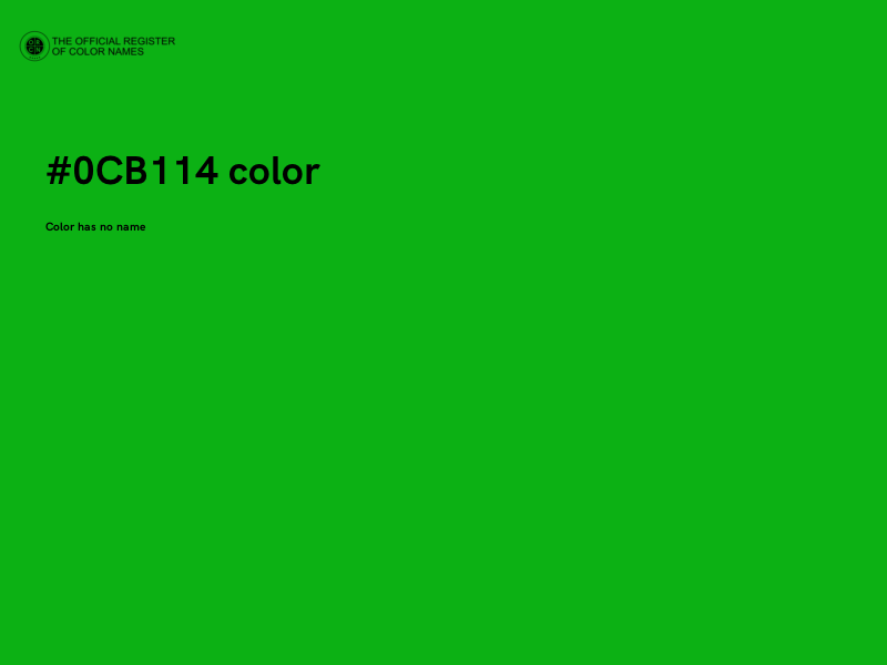 #0CB114 color image