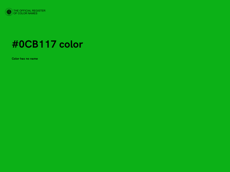 #0CB117 color image