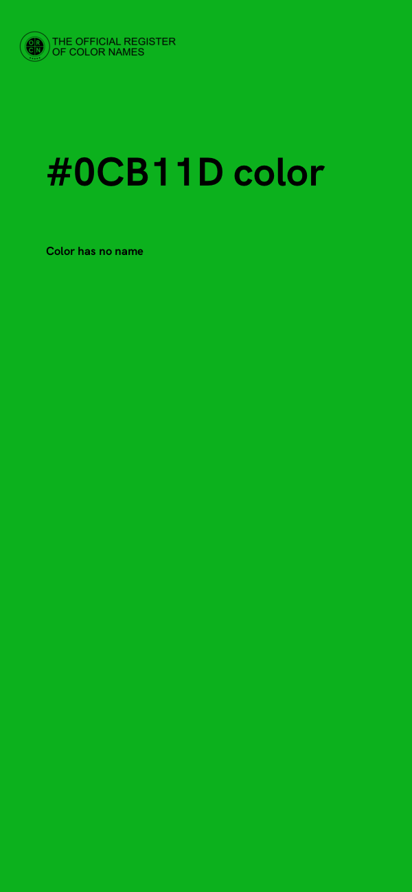 #0CB11D color image