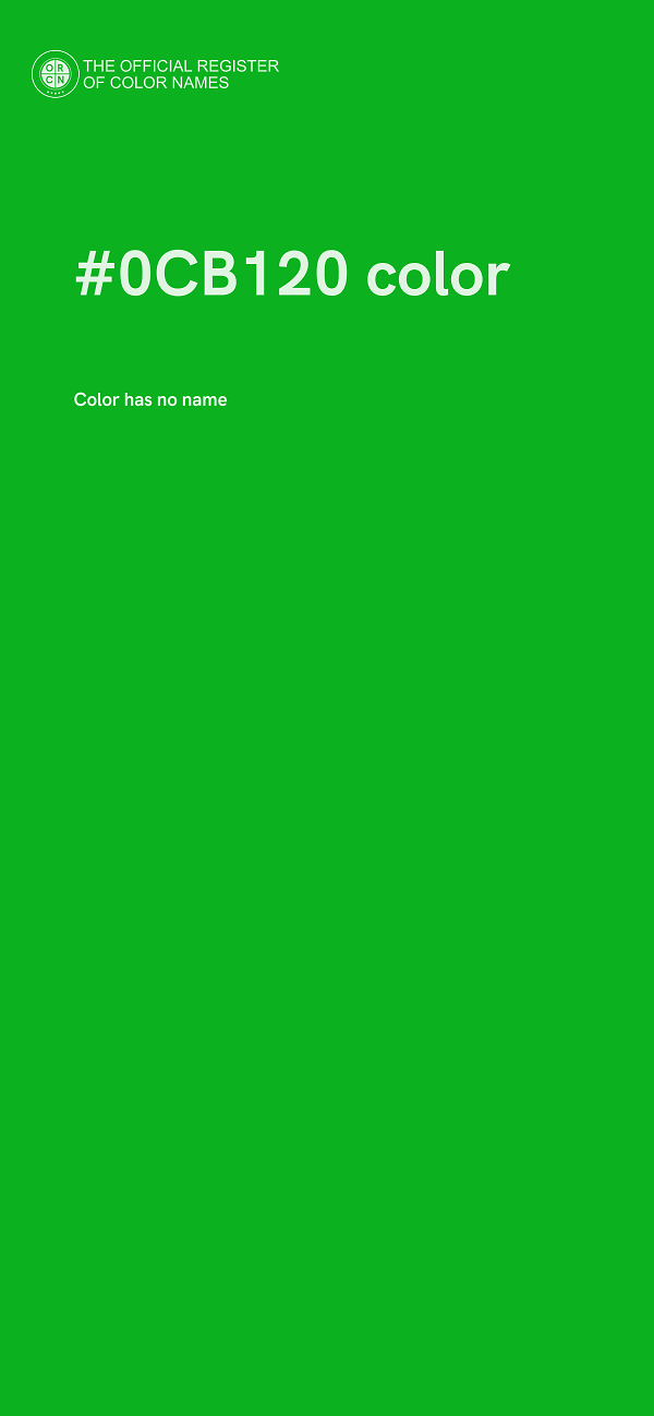 #0CB120 color image