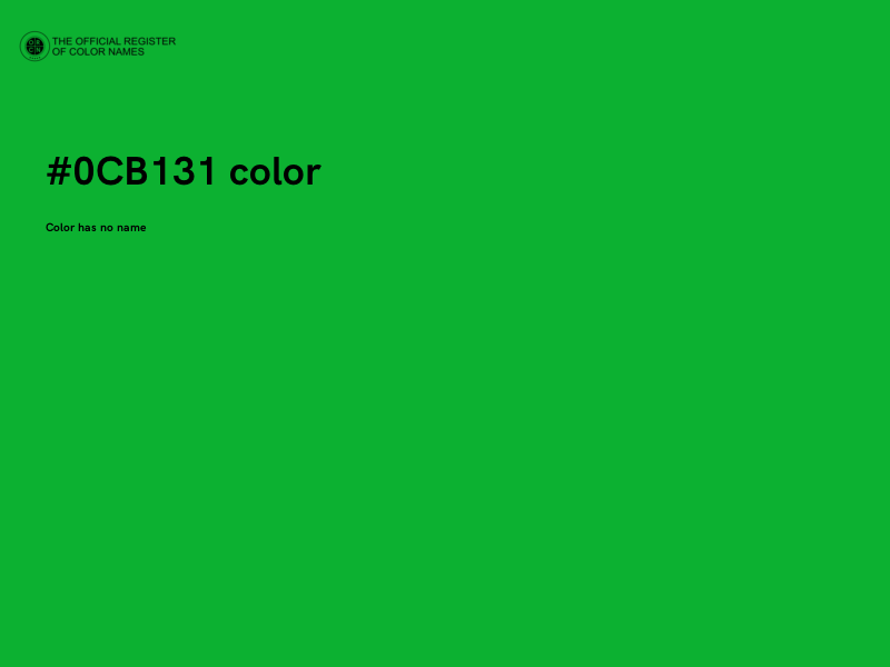 #0CB131 color image