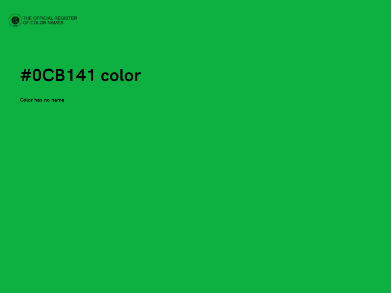 #0CB141 color image