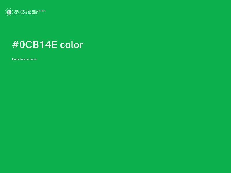 #0CB14E color image