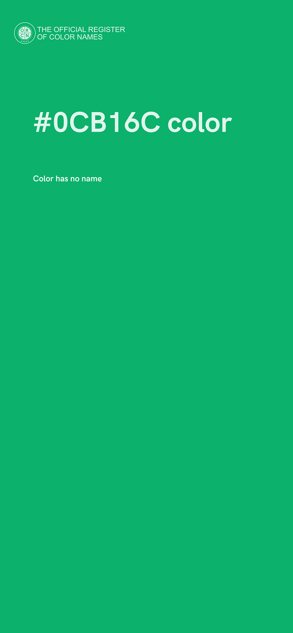 #0CB16C color image