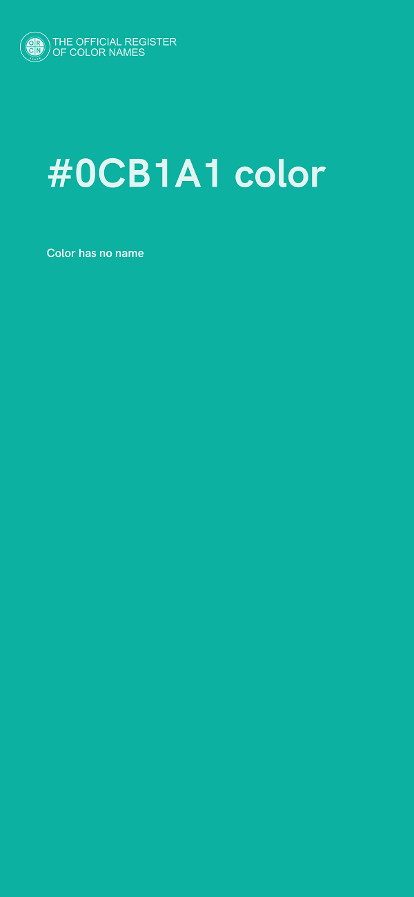 #0CB1A1 color image