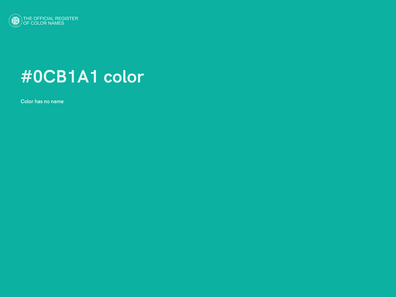 #0CB1A1 color image