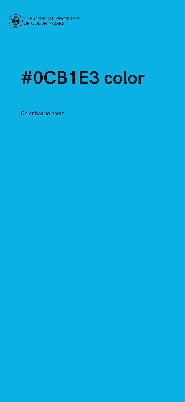 #0CB1E3 color image