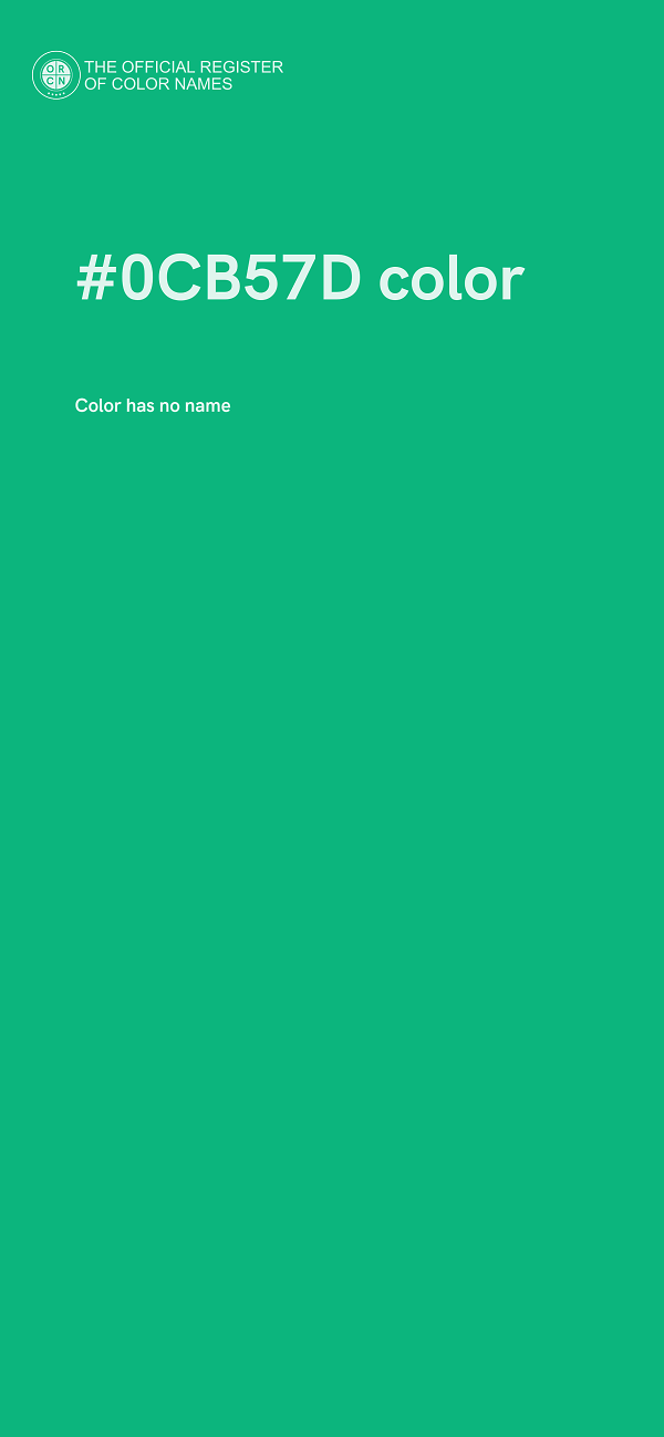 #0CB57D color image