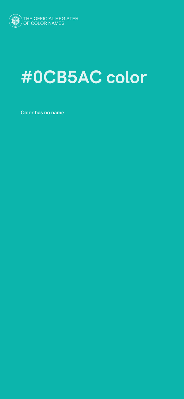 #0CB5AC color image
