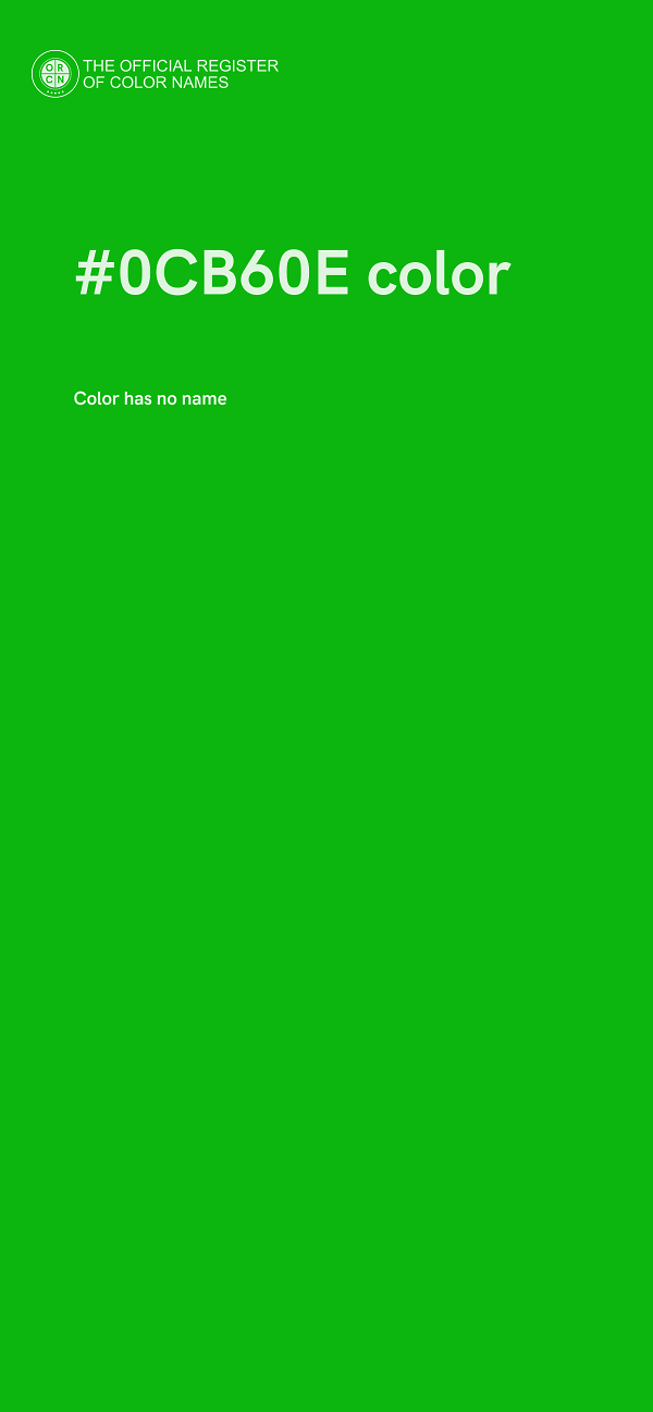 #0CB60E color image