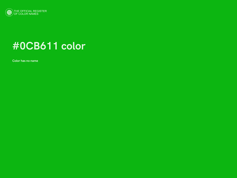 #0CB611 color image