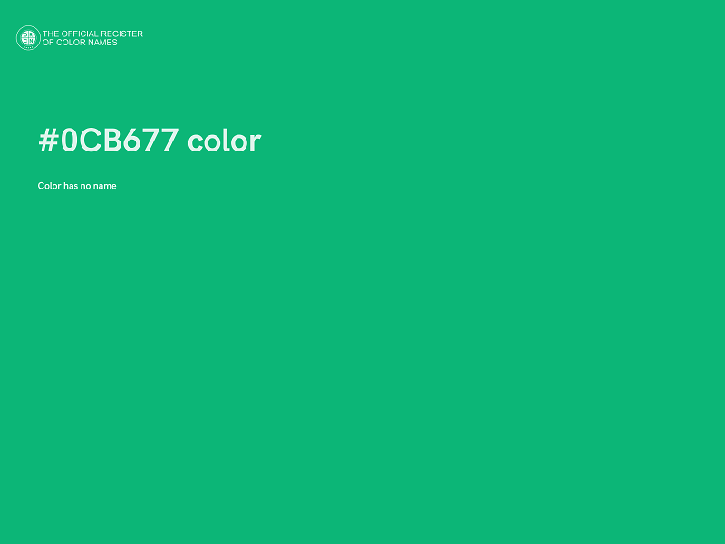 #0CB677 color image