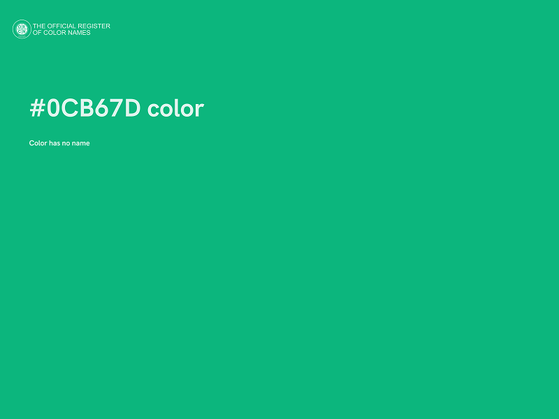 #0CB67D color image
