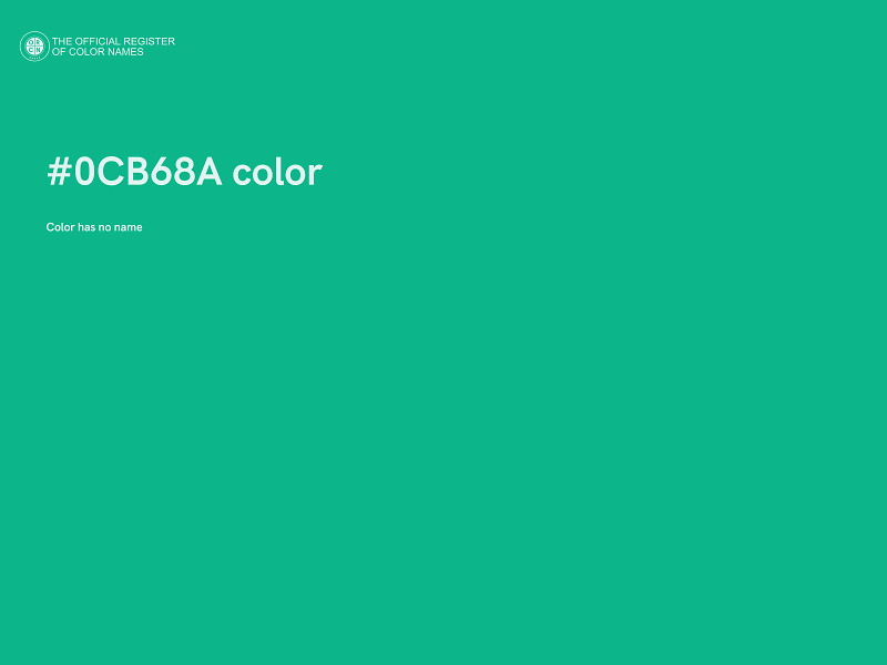 #0CB68A color image